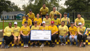 reliant energy volunteers giving earthshare of texas 2 million dollars