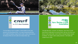 earthshare of texas 2021 impact report members san marcos river foundation save barton creek association