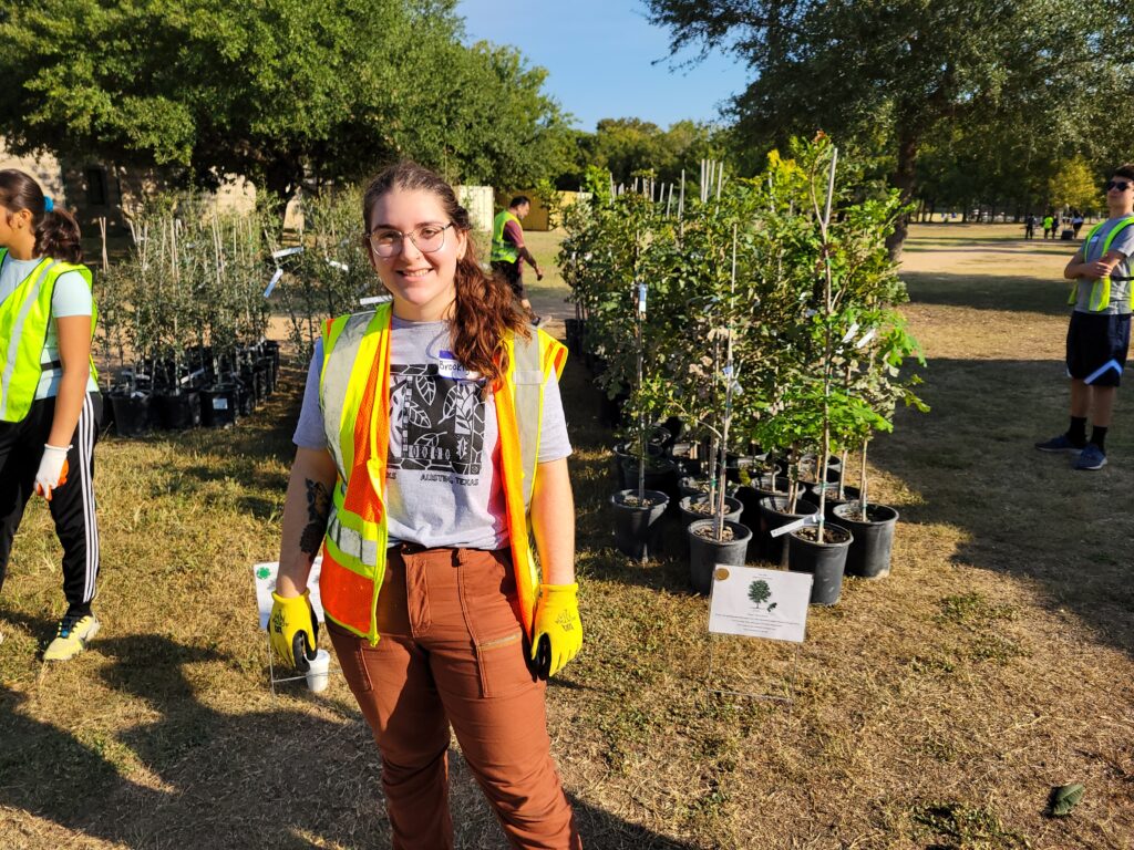 TreeFolks Volunteer At Tree Adoption