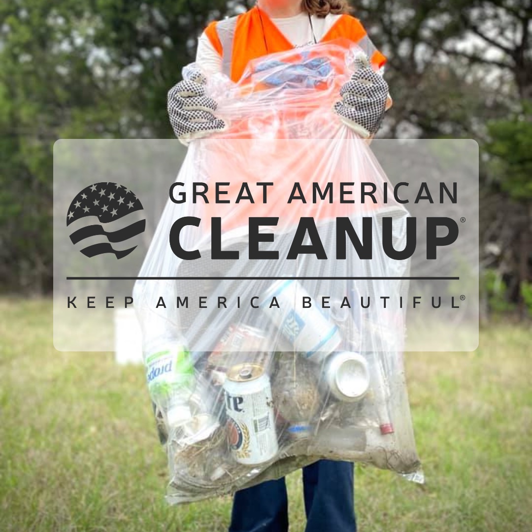 Keep Texas Beautiful Great American Cleanup Volunteer